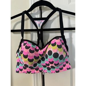 Victoria's Secret Angel‎ VSX Molded Push Up Sports Bra Size 32D Black